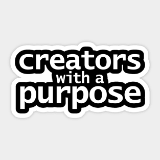 Creators With A Purpose Sticker